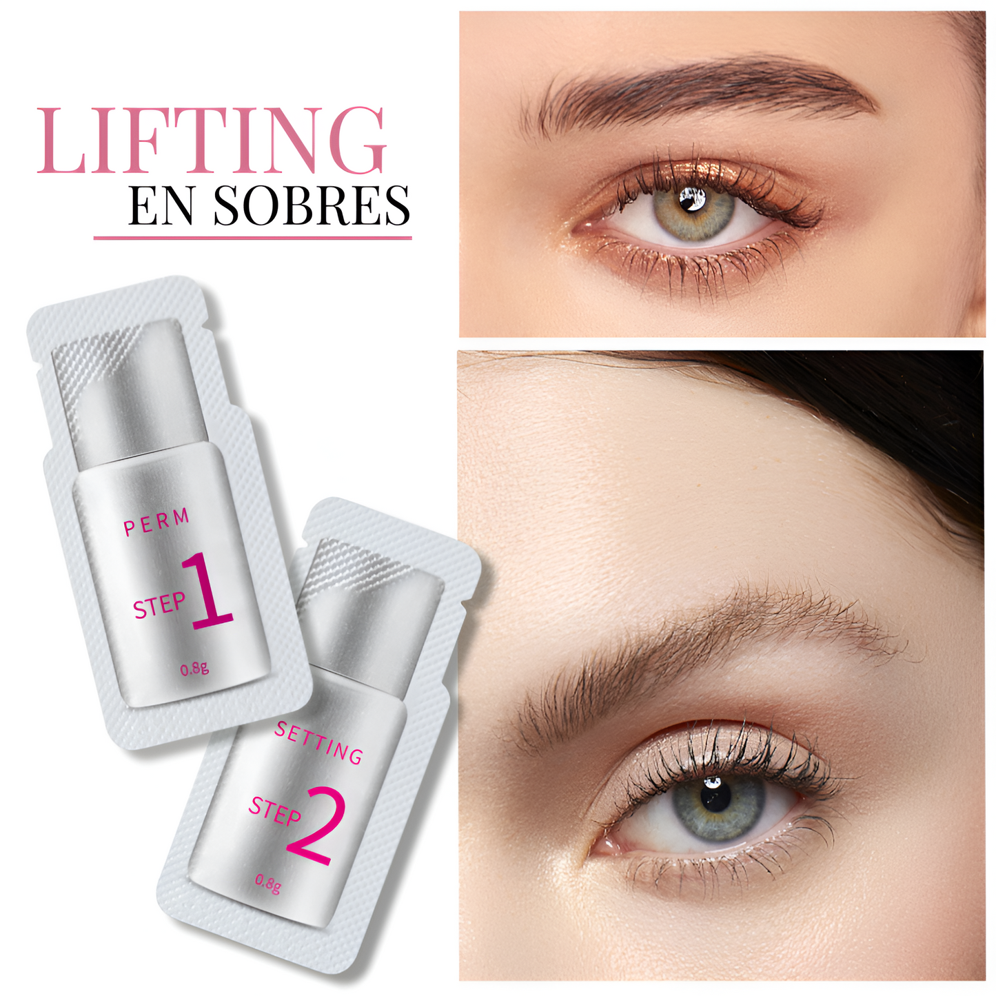 Lifting de Pestañas en Sobres – Tratamiento Profesional Paso a Paso Liftium Beauty